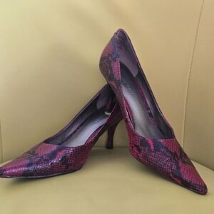 Nine West Snakeskin Heels